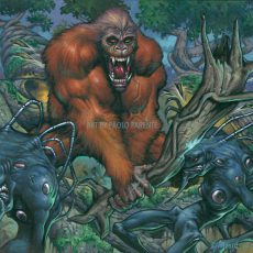 MTG- ANCIENT SILVERBACK (ART PRINT)