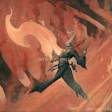 MTG- FIERY CONCLUSION (ART PRINT)