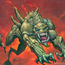 MTG- FLOWSTONE MAULER (ART PRINT)