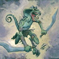 MTG- GHOR-CLAN BLOODSCALE (ART PRINT)