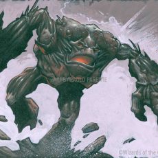 MTG- HEMATITE GOLEM (ART PRINT)