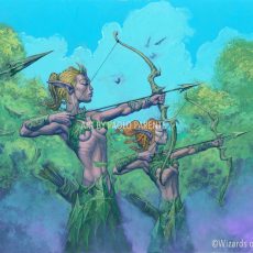 MTG- JAGGED-SCAR ARCHERS (ART PRINT)