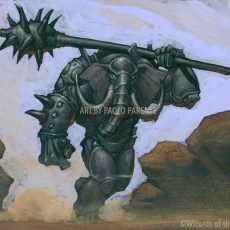 MTG- LOXODON STALWART (ART PRINT)