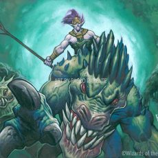 MTG- STEEL LEAF PALADIN (ART PRINT)