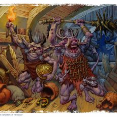 MTG- VILLAGE PILLAGERS (ART PRINT)